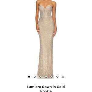 Nookie Gold Lumiere Gown